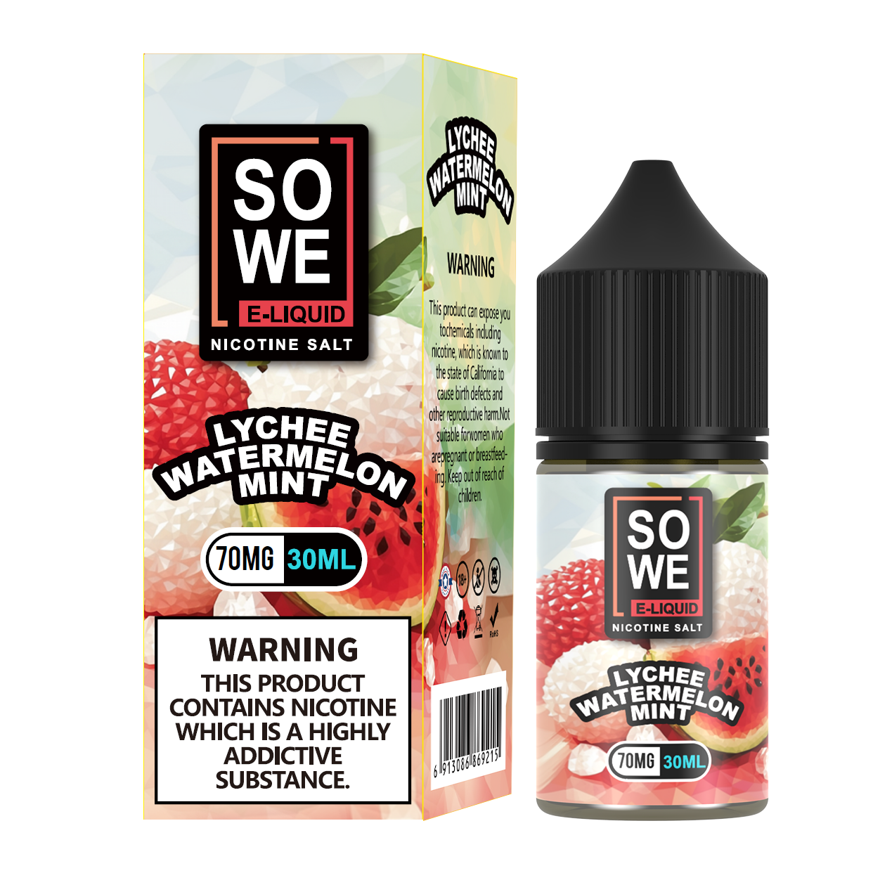 Lychee watermelon  mint